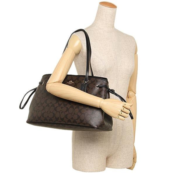 COACH Drawstring Carryall Satchel Shoulder Bag Signature