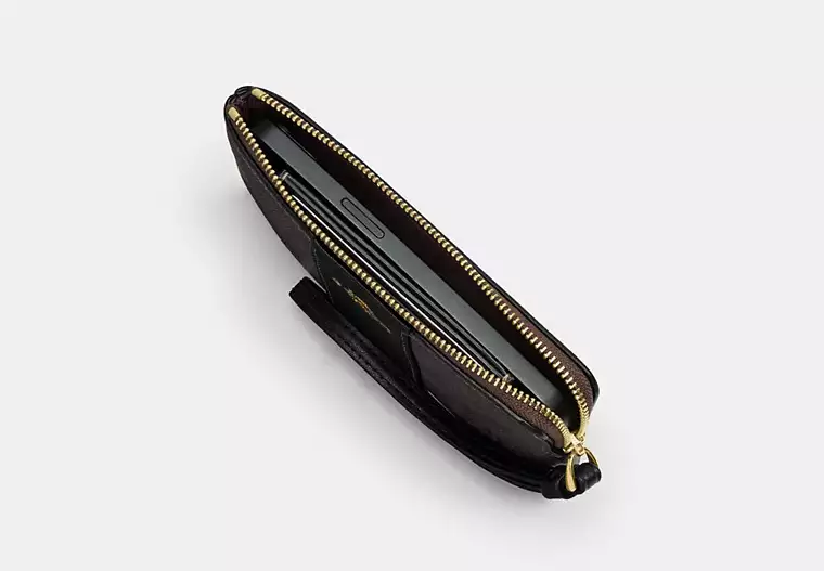 C.O.A.C.H Corner Zip Wristlet Wallet