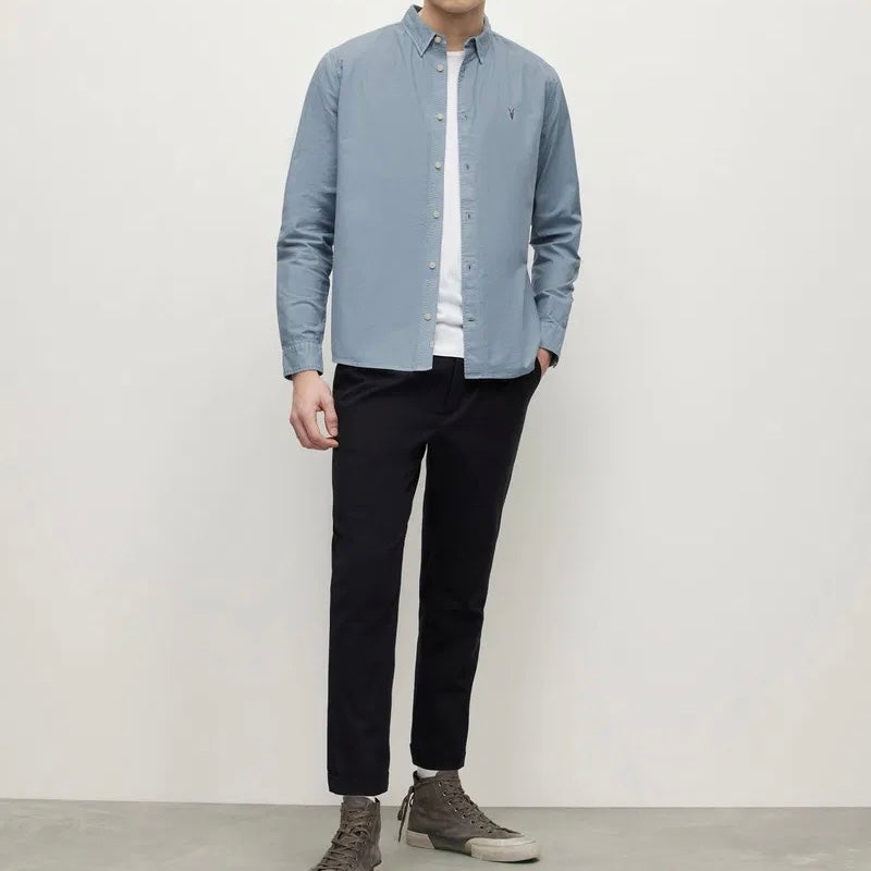 A.l.l.S.a.i.n.t.s HERMOSA RAMSKULL RELAXED FIT SHIRT Light Blue