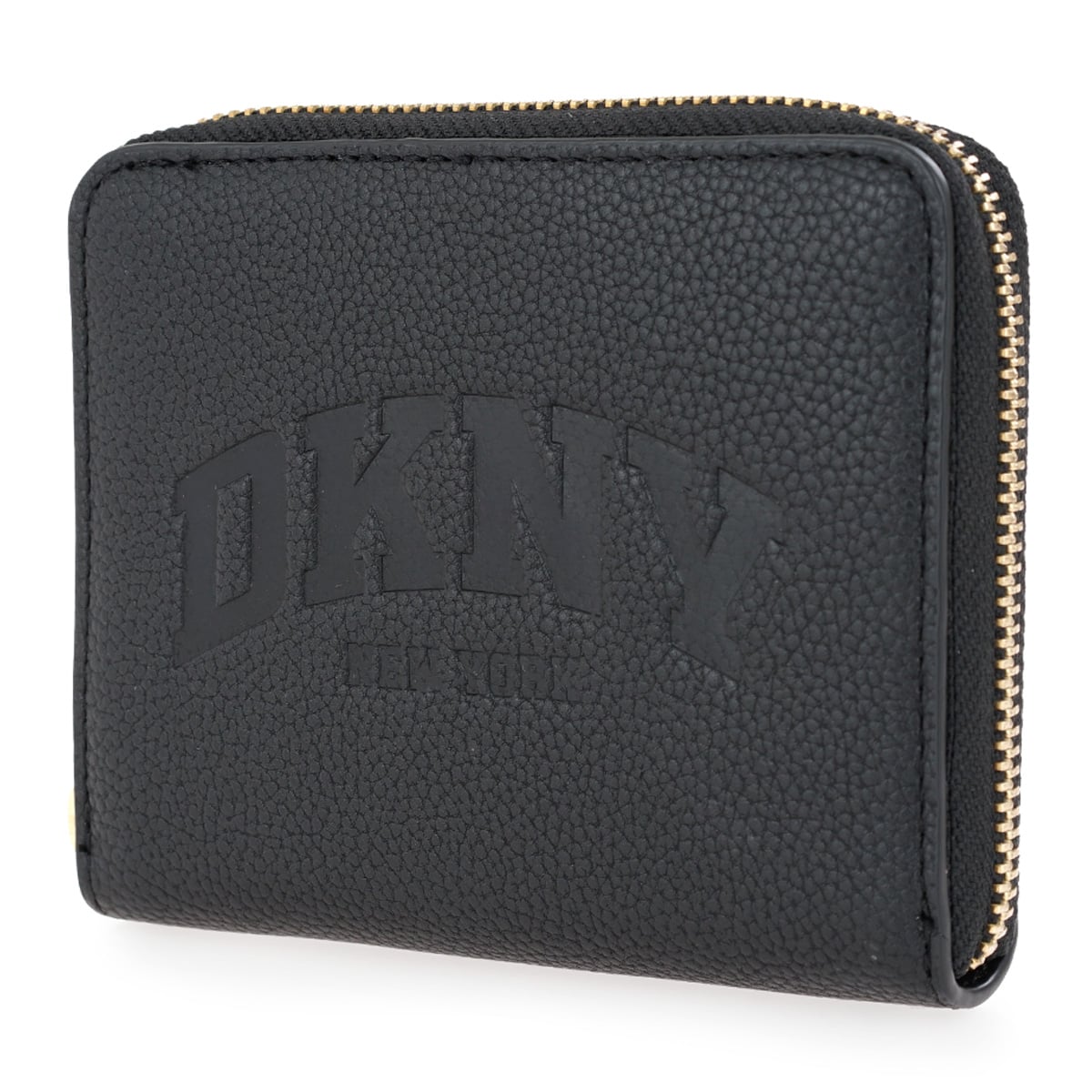 D.K.N.Y Hadlee Small Zip Around Wallet Black
