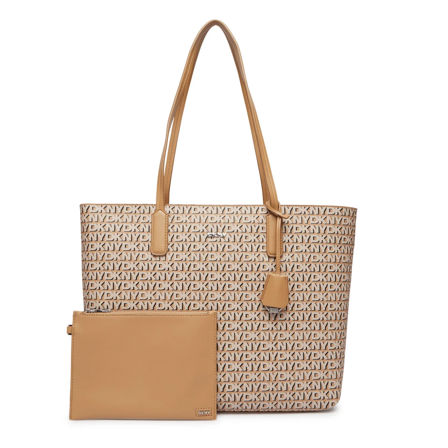 DKNY WOMEN'S Shoulder Bag R52A5I42 Beige MONOGRAMin Egypt