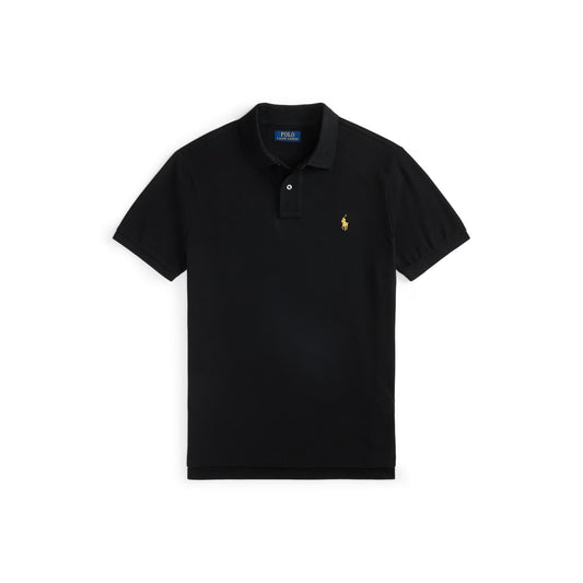 P.o-L.O R.A-L.P.H L.A.U-R.E.N The Iconic Mesh Polo Shirt Custom Slim Fit Black/Yellow