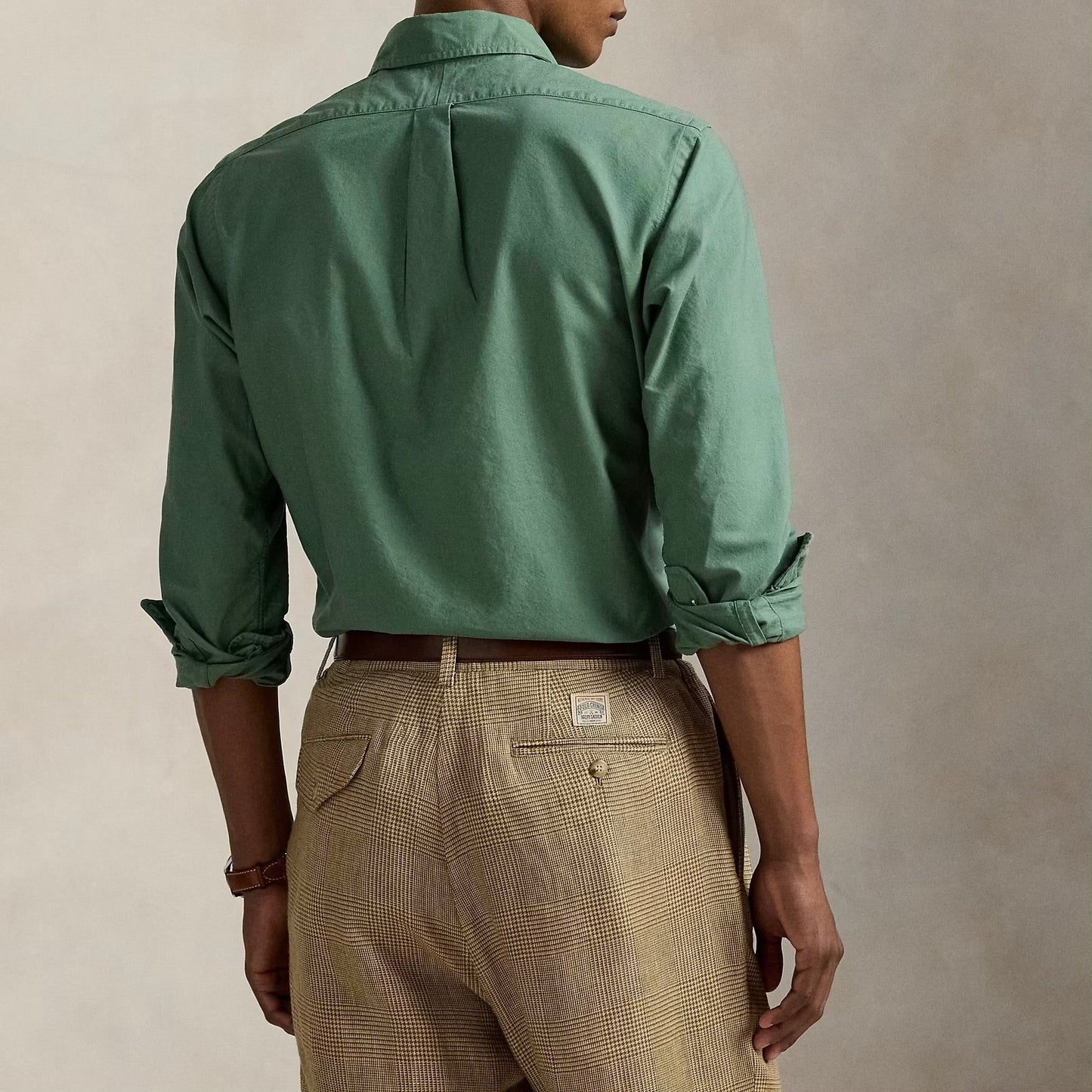 P.o.l.o R.a.l.p.h L.a.u.r.e.n icon logo custom fit shirt in Green