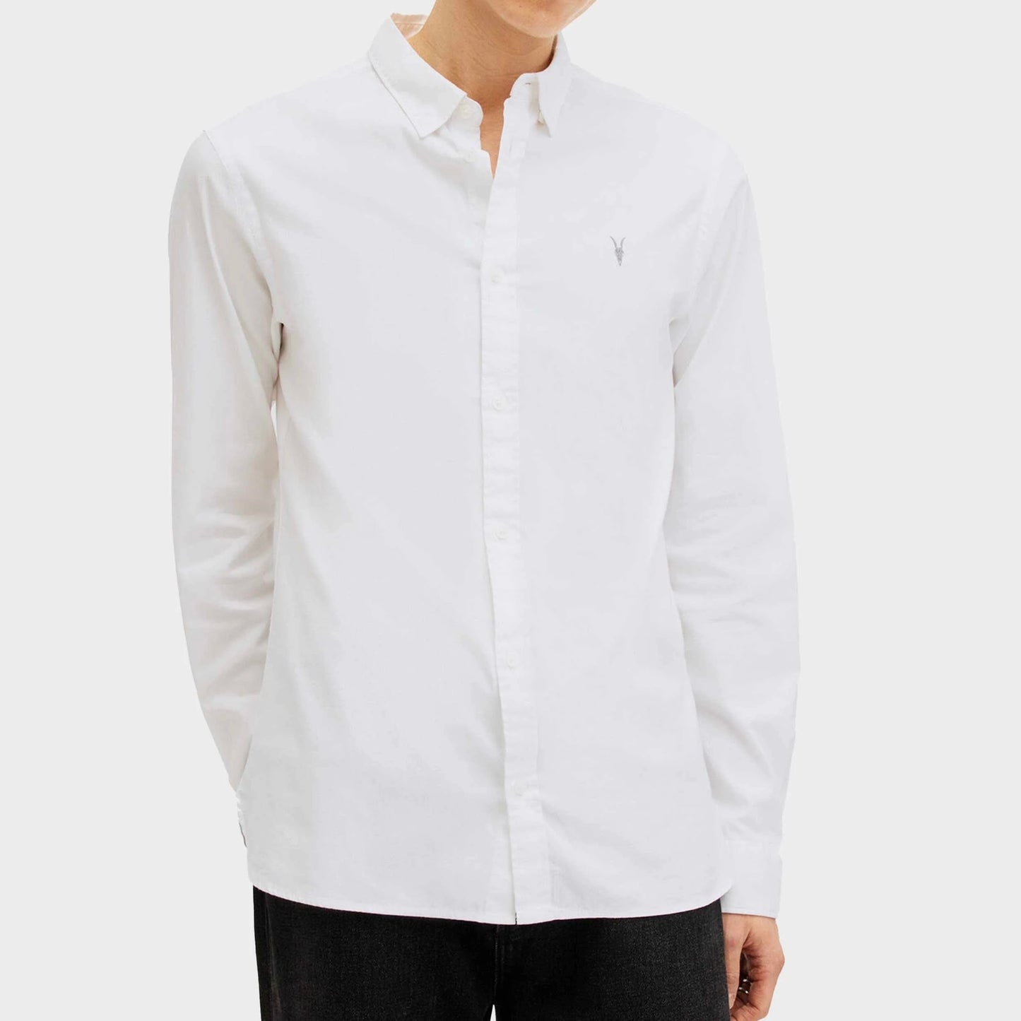 A.l.l.S.a.i.n.t.s HERMOSA RAMSKULL RELAXED FIT SHIRT White