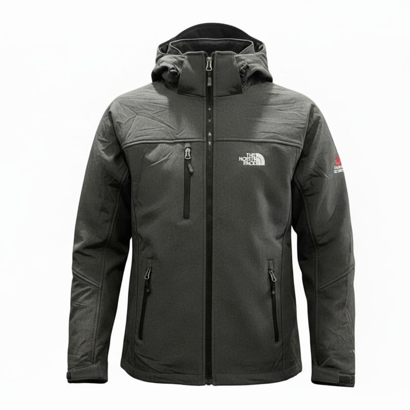 T.H.E N.O.R.T.H F.A.C.E Gore-Tex Flight Series Black Hooded Anorak Jacket (Removable Hood)