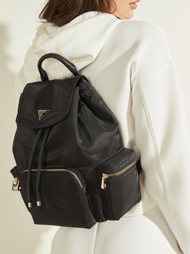 G.U.E.S.S Eco black gemma backpack