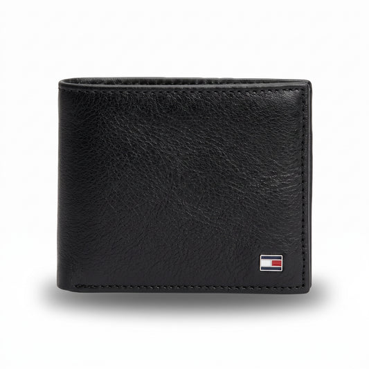 T.O.M.M.Y H.I.L.F.I.G.E.R Flag Emblem Mini Credit Card Wallet
