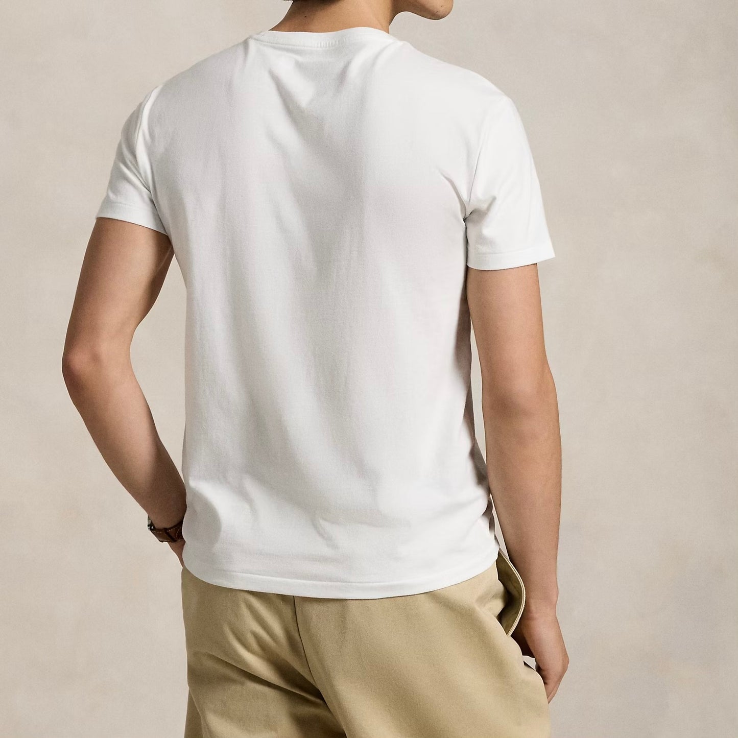 P.o-L.O R.A-L.P.H L.A.U-R.E.N Jersey Crewneck Custom Slim Fit T-Shirt