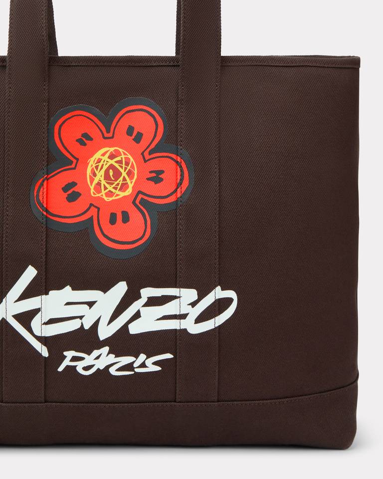 K.E.N.Z.O x Futura 2000' large tote bag