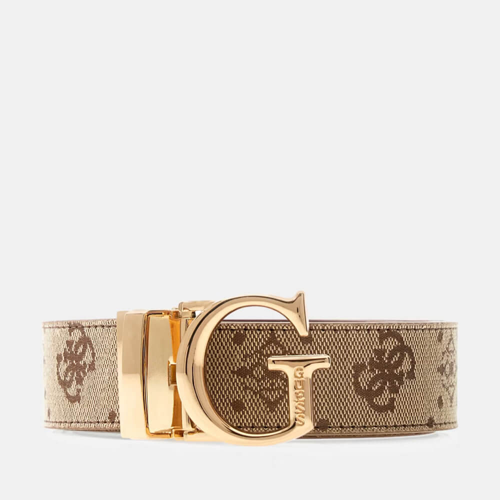 G.U.E.S.S BELT Reversible BW9349P6225 BROWN MONOGRAM