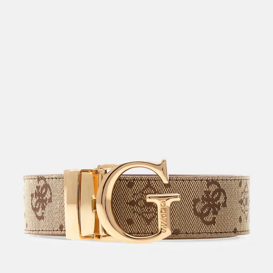 G.U.E.S.S BELT Reversible BW9349P6225 BROWN MONOGRAM