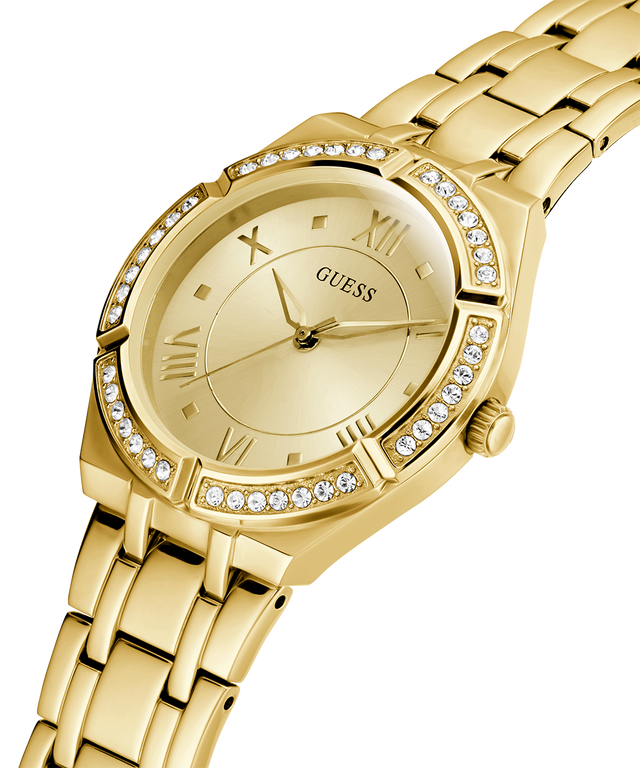 G.U.E.S.S   Gold Tone Analog Watch