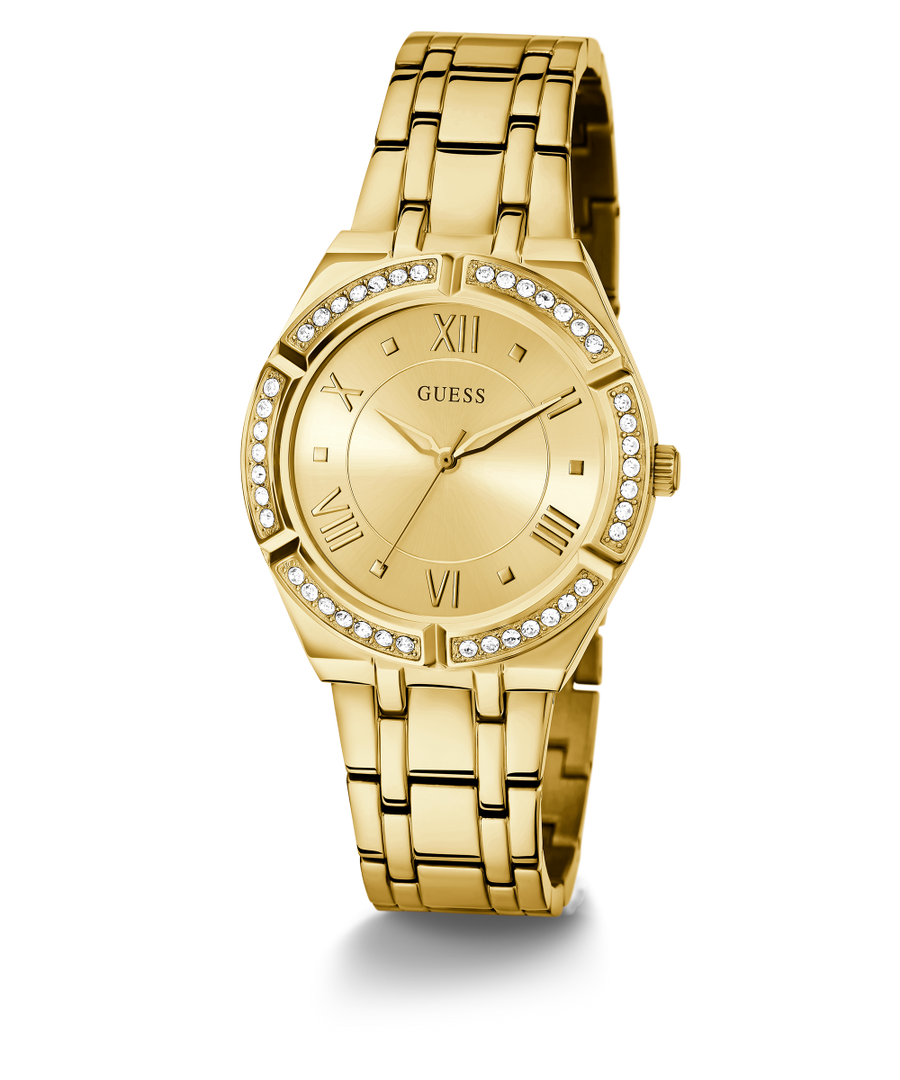 G.U.E.S.S   Gold Tone Analog Watch