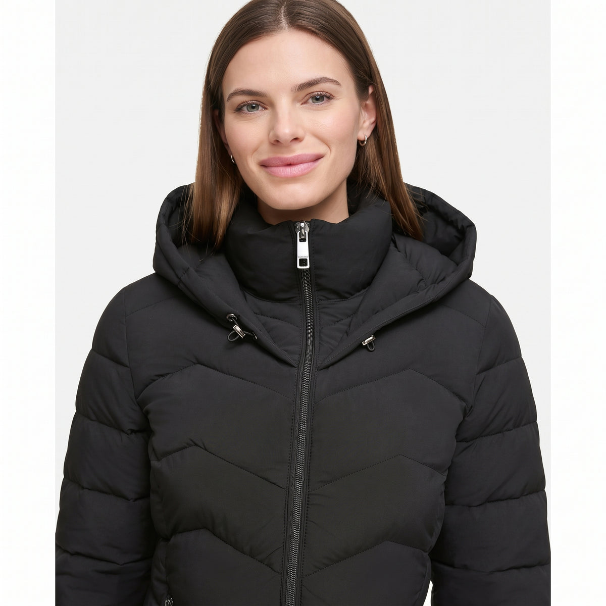 C.a.l.v.i.n K.l.e.i.n Stretch Outerwear CW533974-BLK Women's Jacket Black