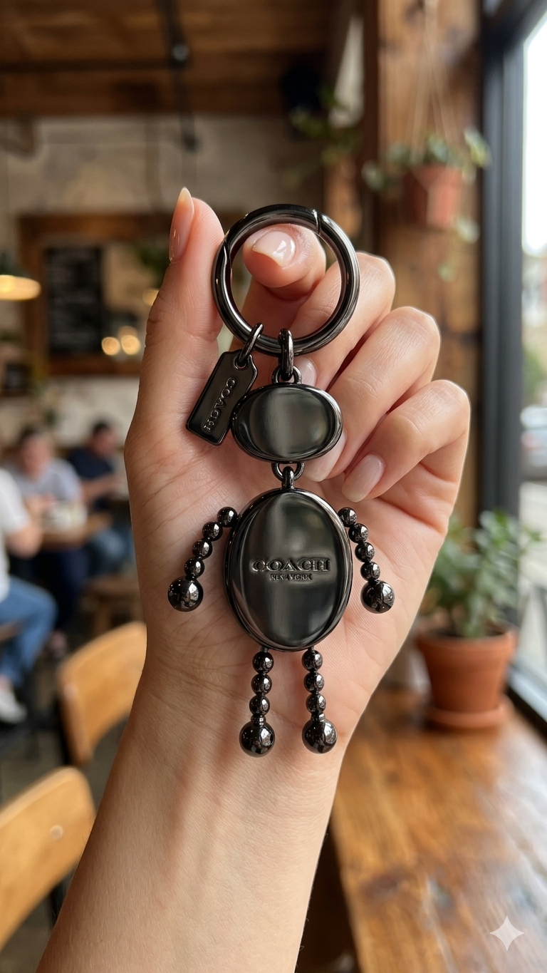 C.O.A.C.H KEY CHAIN RED