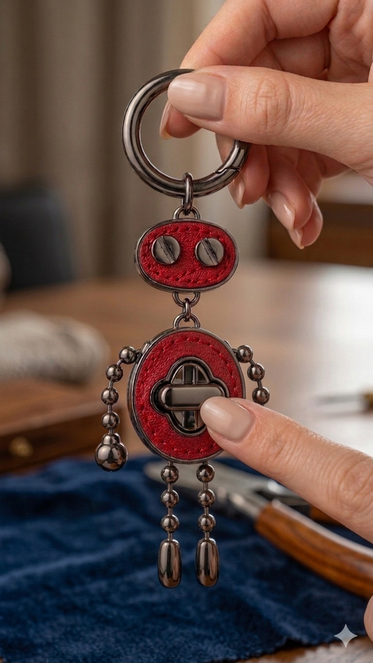 C.O.A.C.H KEY CHAIN RED
