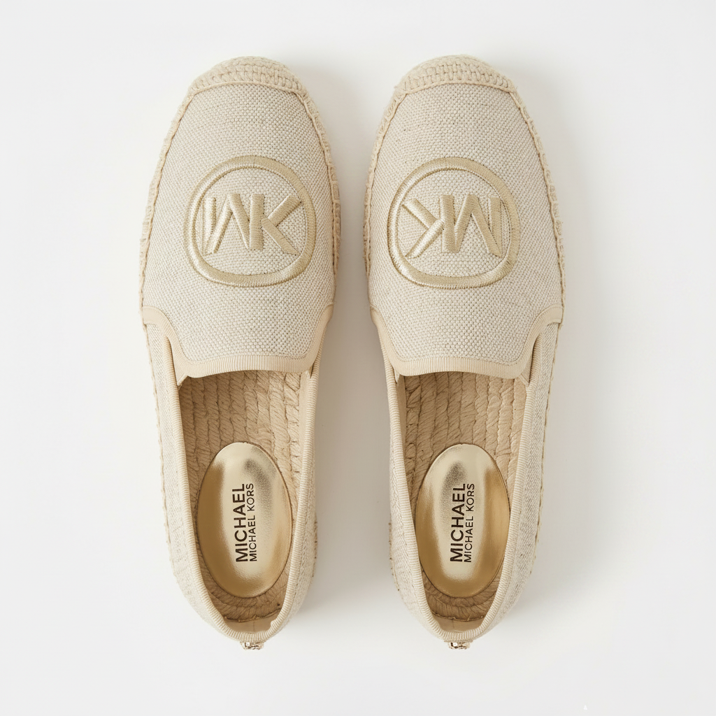 M.I.C.H.A.E.L K.O.R.S Hastings Metallic Canvas Espadrille