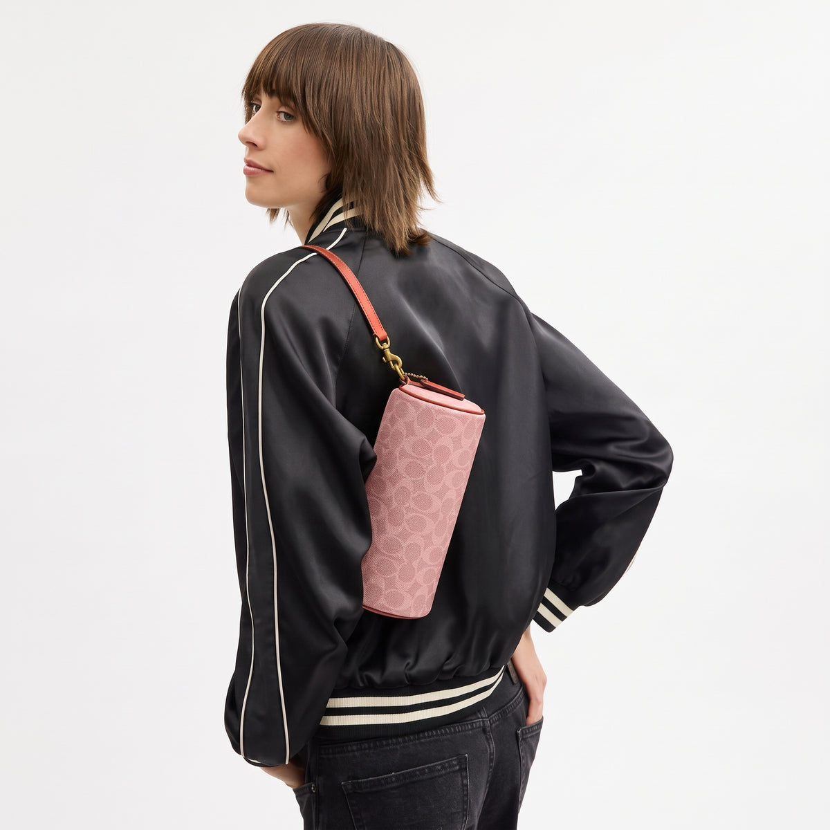 C.O.A.C.H Barrel Bag In Signature Canvas