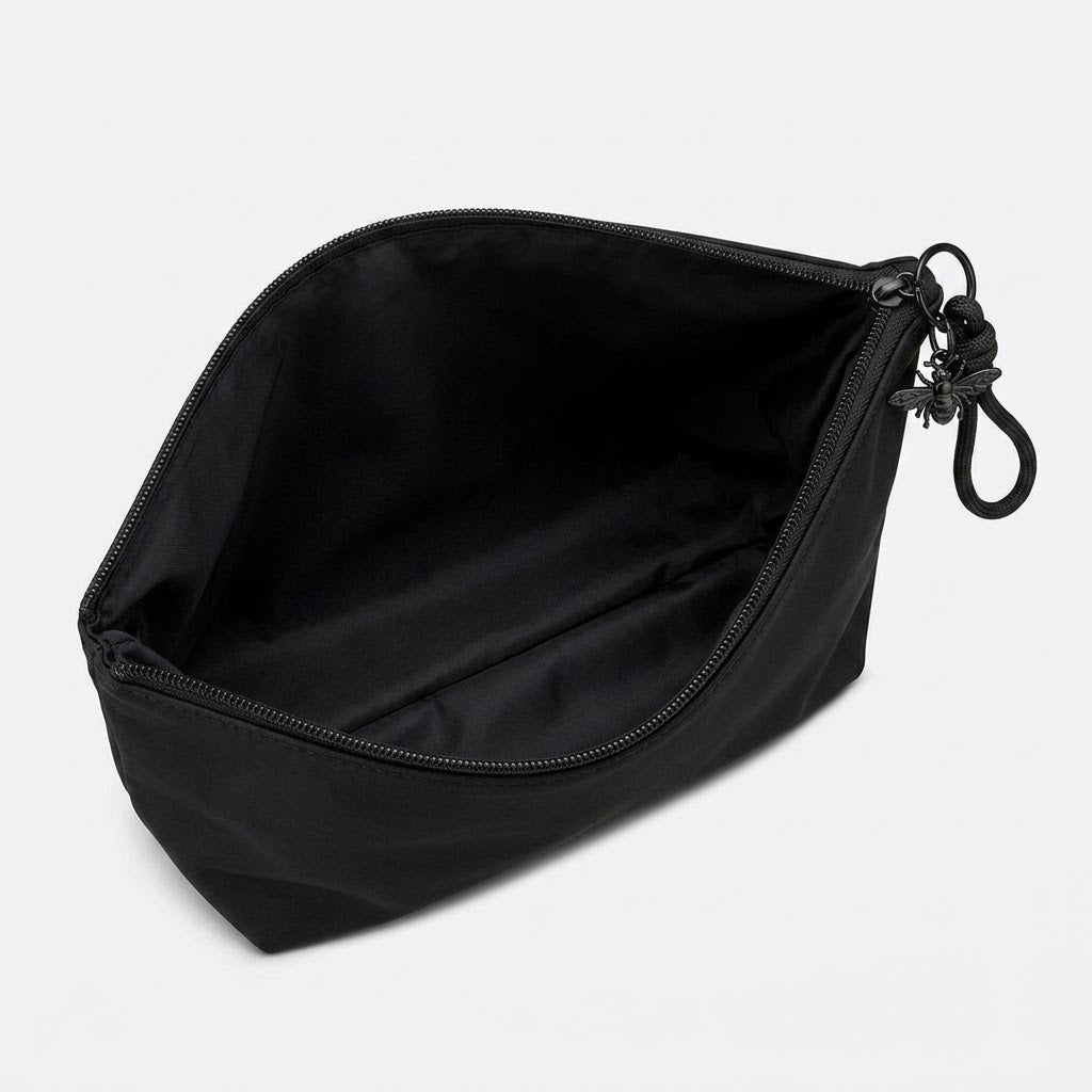 D.I.O.R MAKEUP BAG BLACK