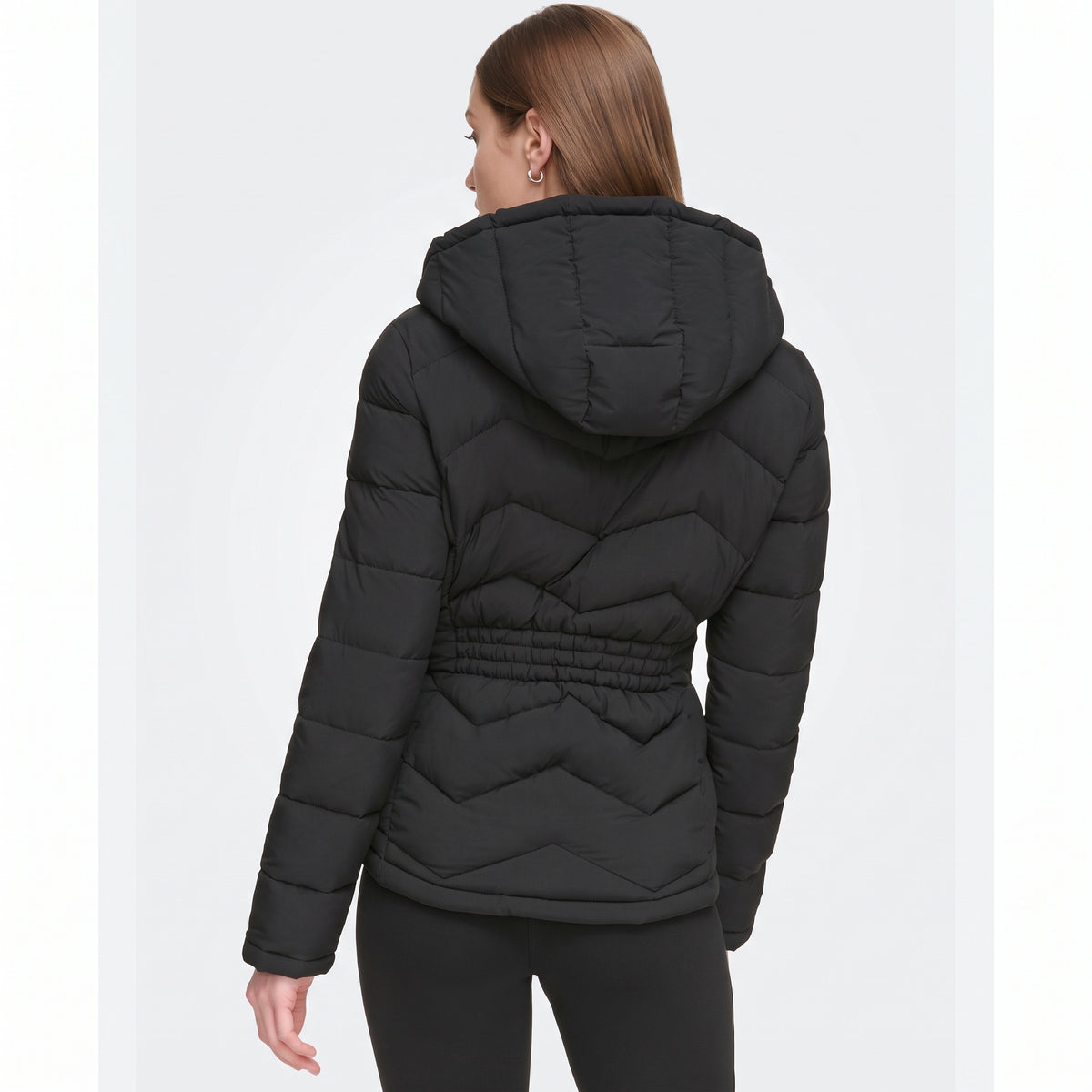 C.a.l.v.i.n K.l.e.i.n Stretch Outerwear CW533974-BLK Women's Jacket Black