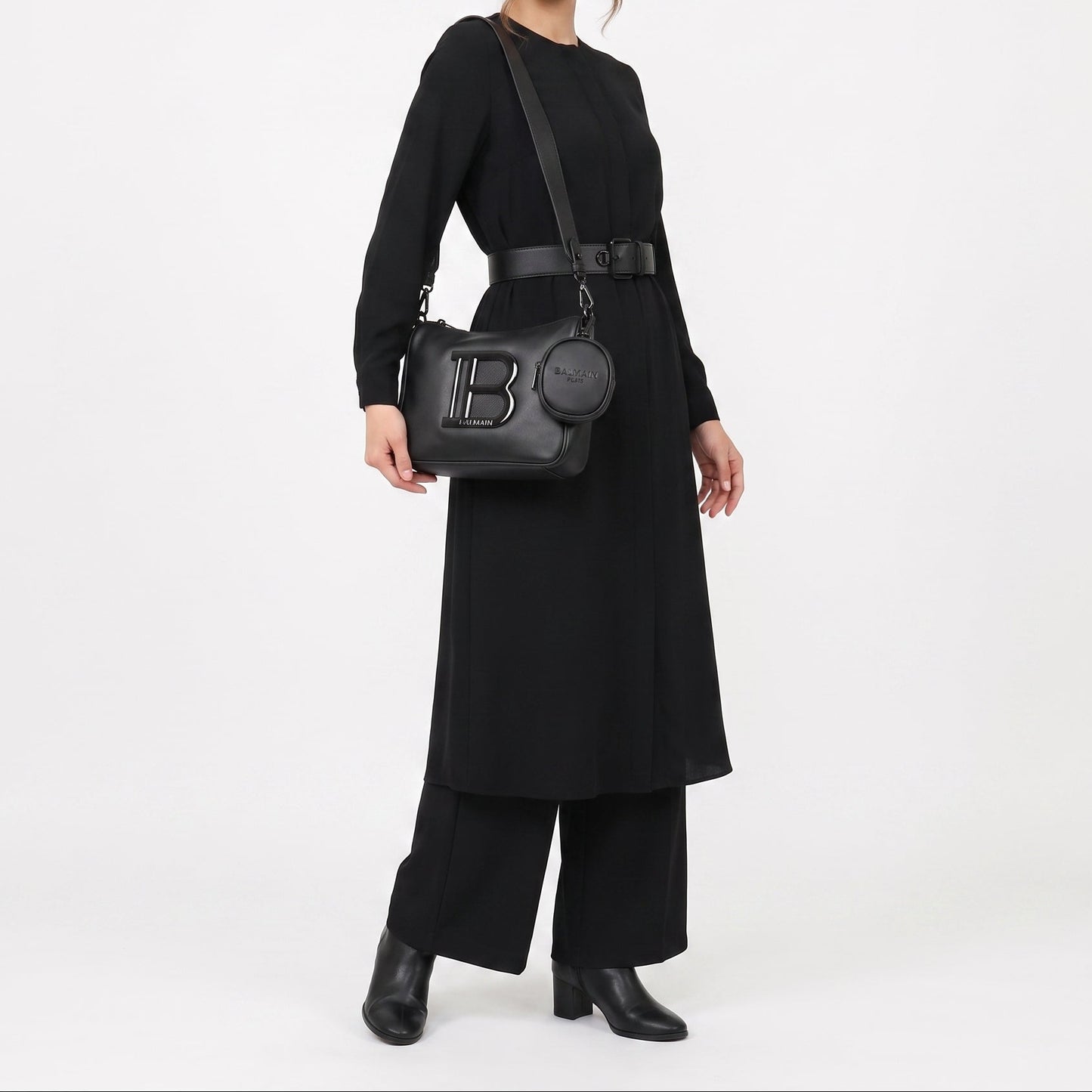 B.A.L.M.A.I.N CROSSBODY BAG BLACK