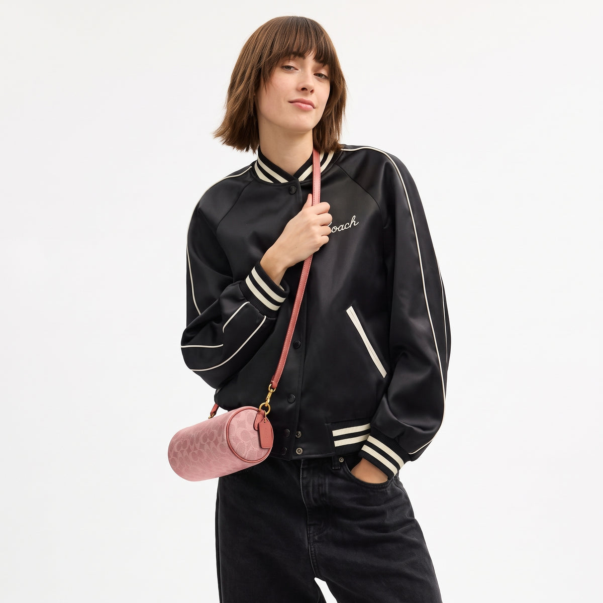 C.O.A.C.H Barrel Bag In Signature Canvas