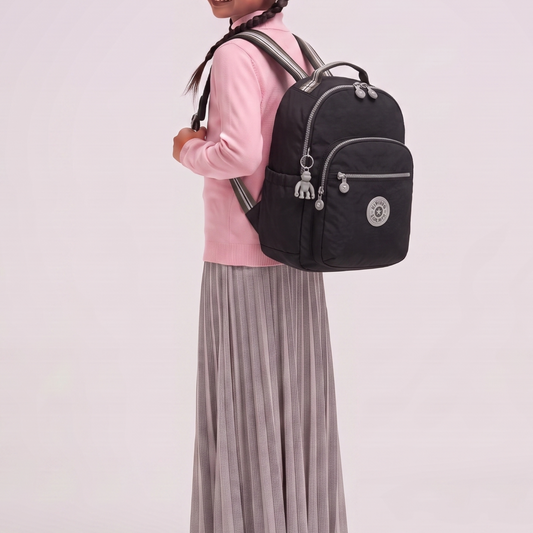 K.I.P.L.I.N.G Laptop KI5210 TRUE BLACK TONAL School Backpack