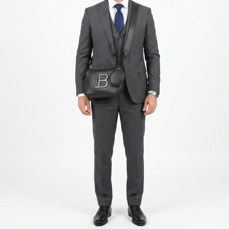 B.A.L.M.A.I.N CROSSBODY BAG BLACK