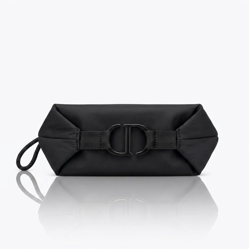 D.I.O.R MAKEUP BAG BLACK