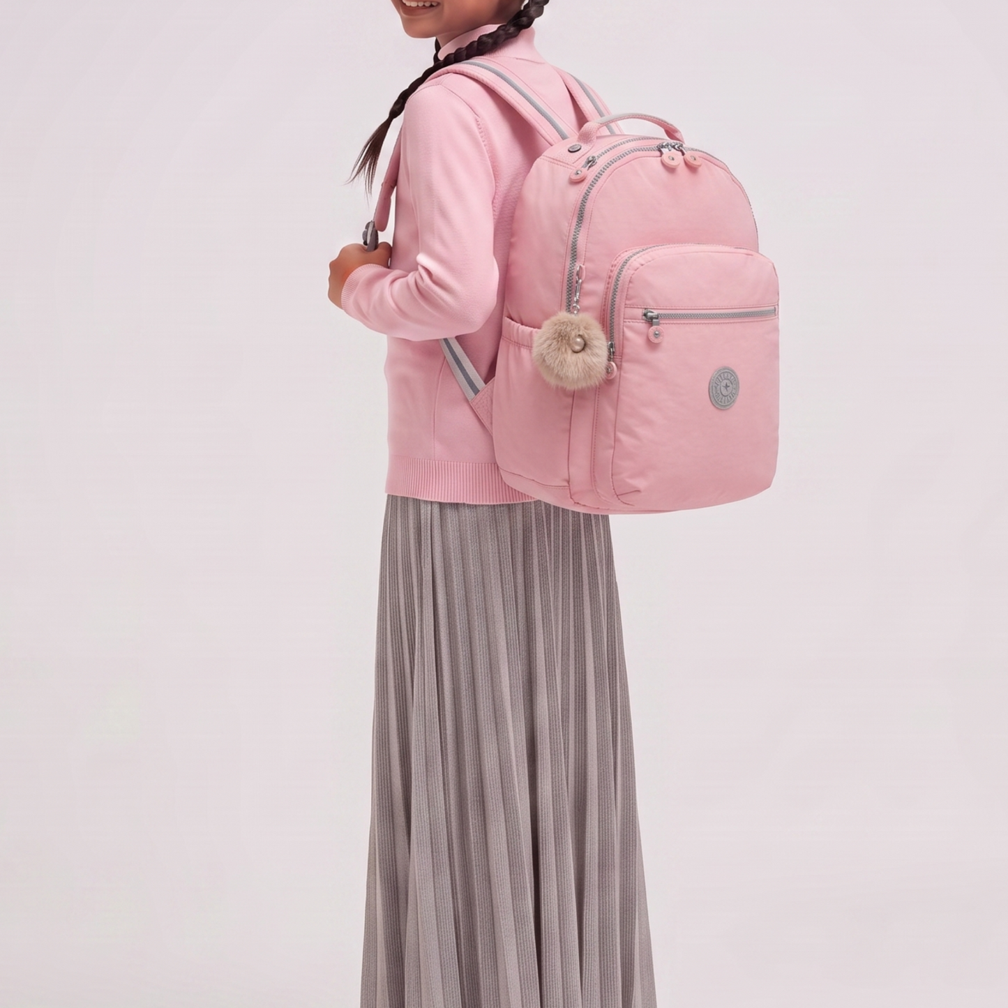 K.I.P.L.I.N.G Laptop KI5210 Bridal Rose School Backpack