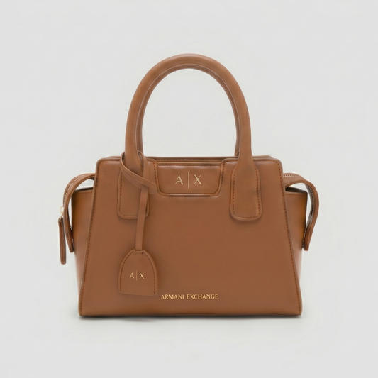 A.R.M.A.N.I E.X.C.H.A.N.G.E Handbag with shoulder strap and logo