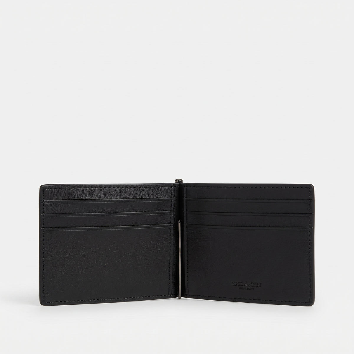 C.O.A.C.H  Slim Money Clip Billfold Wallet In