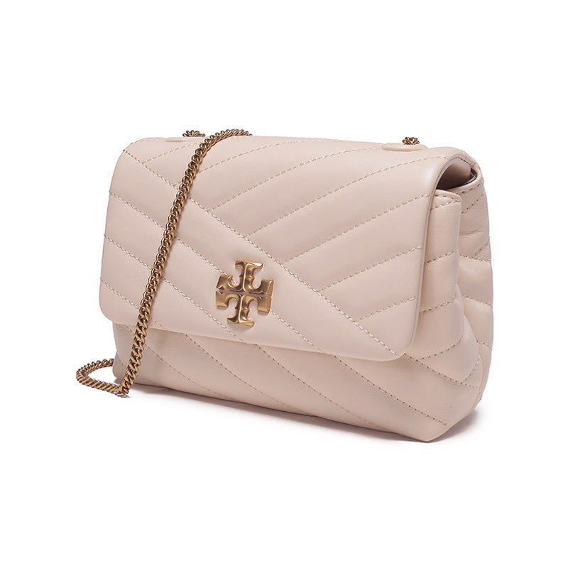 TORY BURCH KIRA CHEVRON SMALL CONVERTIBLE SHOULDER BAG