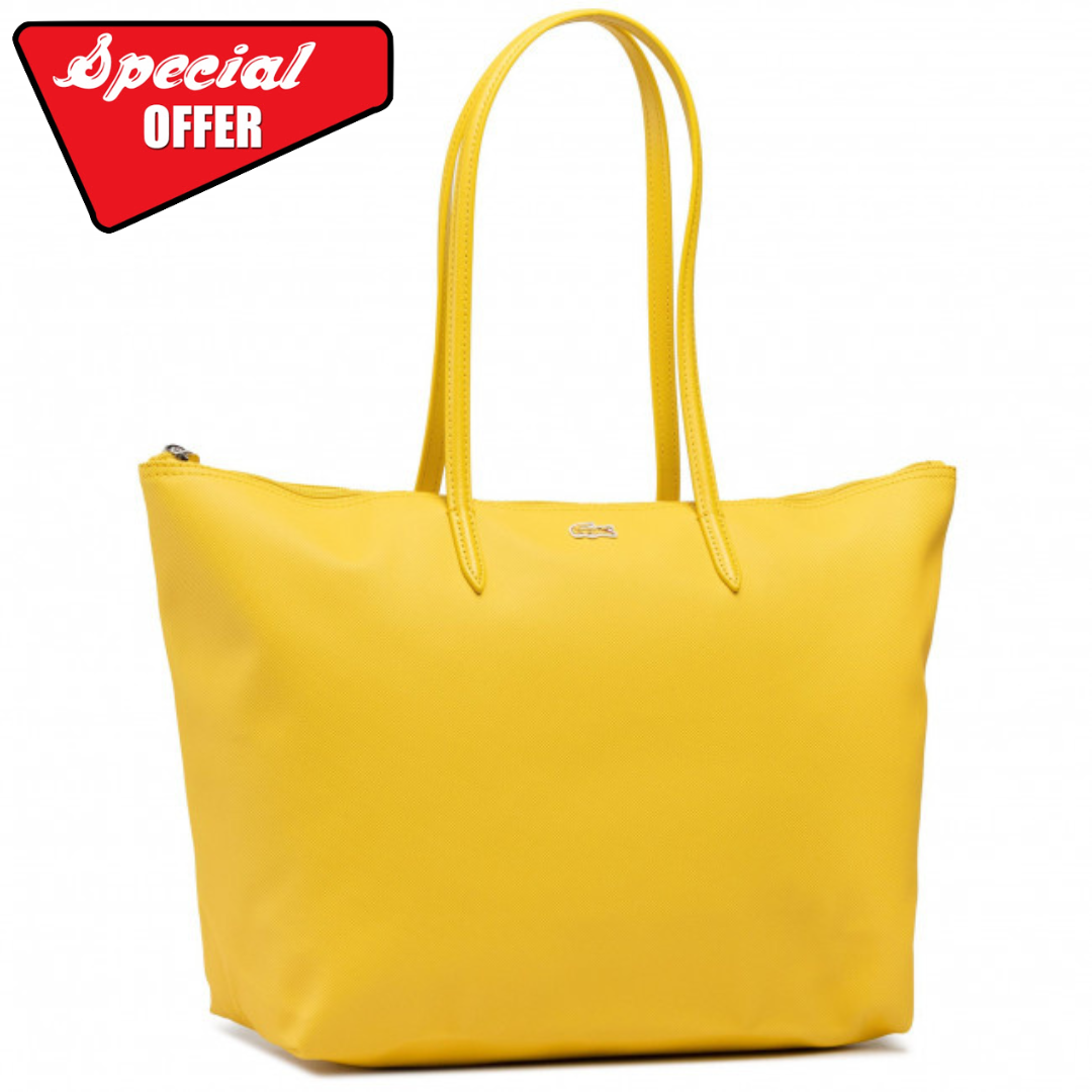 L.A.C.O.S.T.E SHOULDER ZIPPER BAG