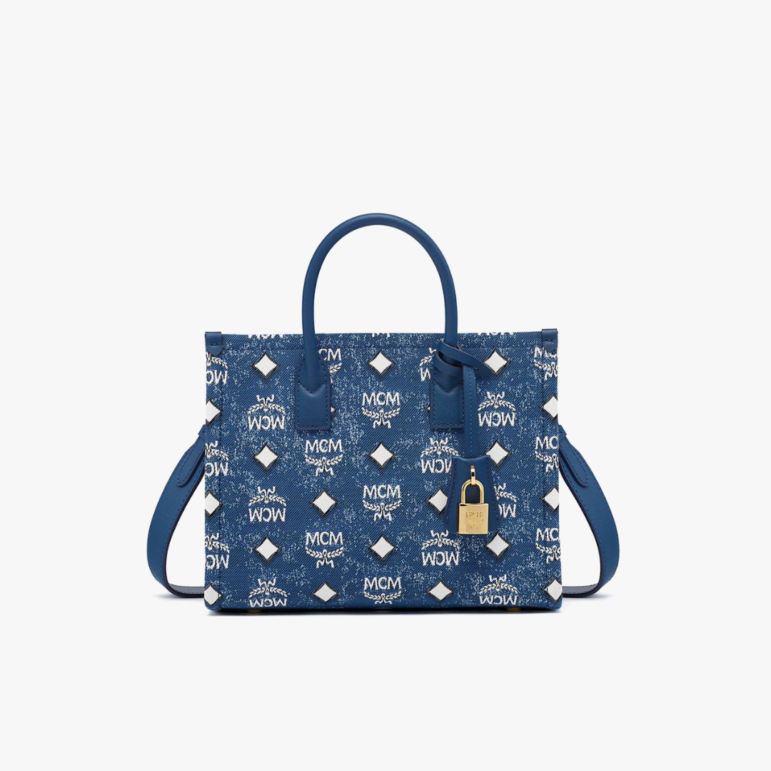 M.C.M. CROSS LOCK HANDBAG