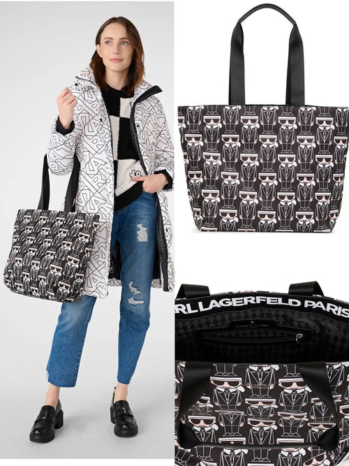 K.A.R.L. L.A.G.E.R.F.E.L.D. AMOUR TOTE BAG