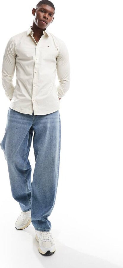 T.o.m.m.y J.e.a.n.s Classic oxford shirt in white