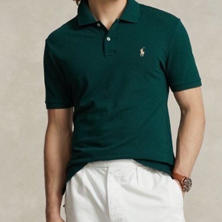 P.o.L-O. R.A.L.P.H. L.A.U.R.E.N. Cotton Polo Shirt Green (Slim Fit)