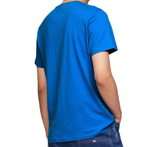 T.o.m.m.y. LOGO CREW NECK T-SHIRT TJ Blue