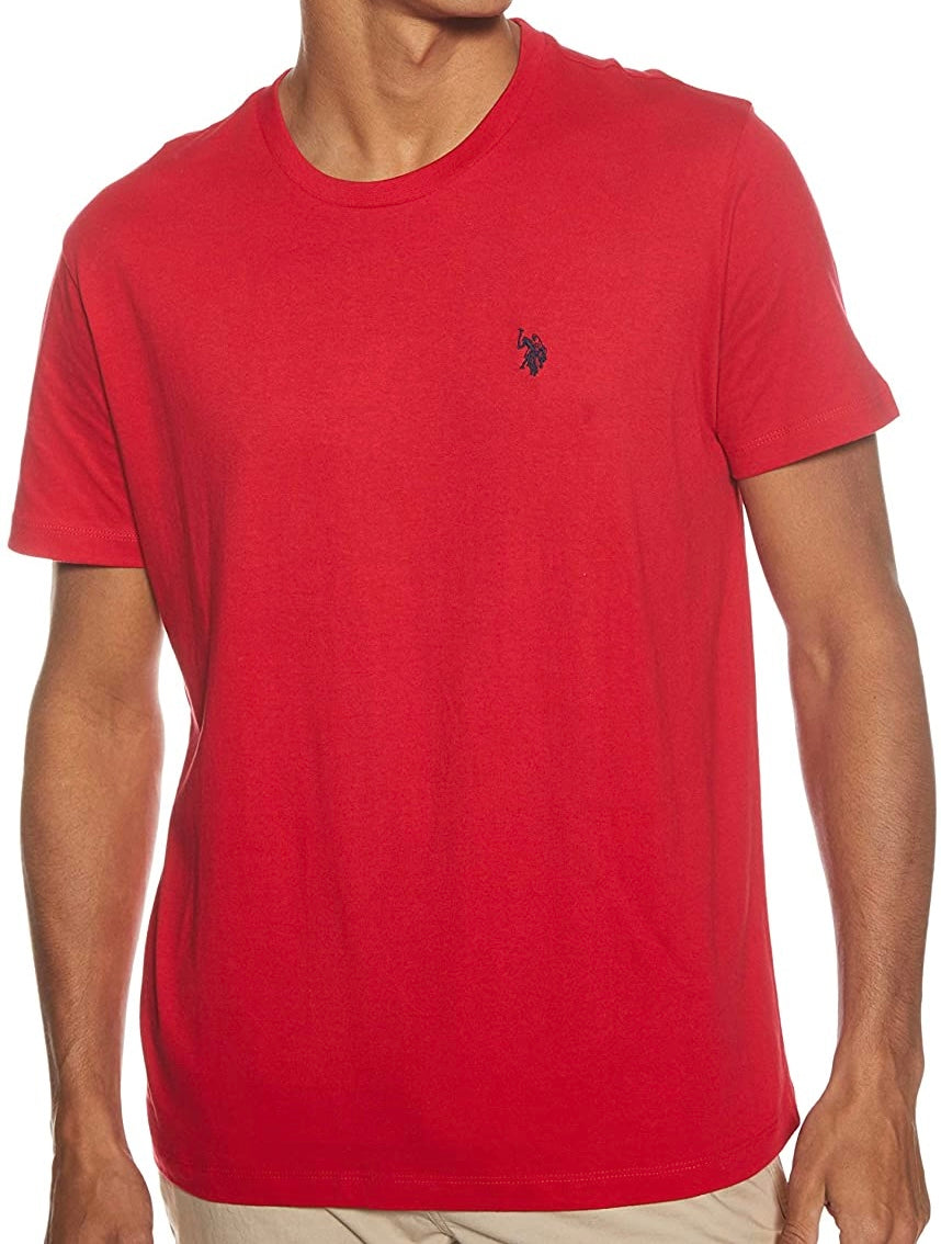 U.s P.o-L.O A.S.S.N. Men's Round Neck Short sleeve T-Shirt Red