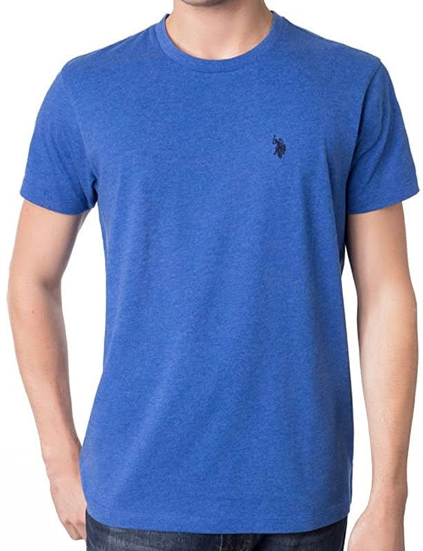 U.s P.o-L.O A.S.S.N. Men's Round Neck Short sleeve T-Shirt Dark Blue