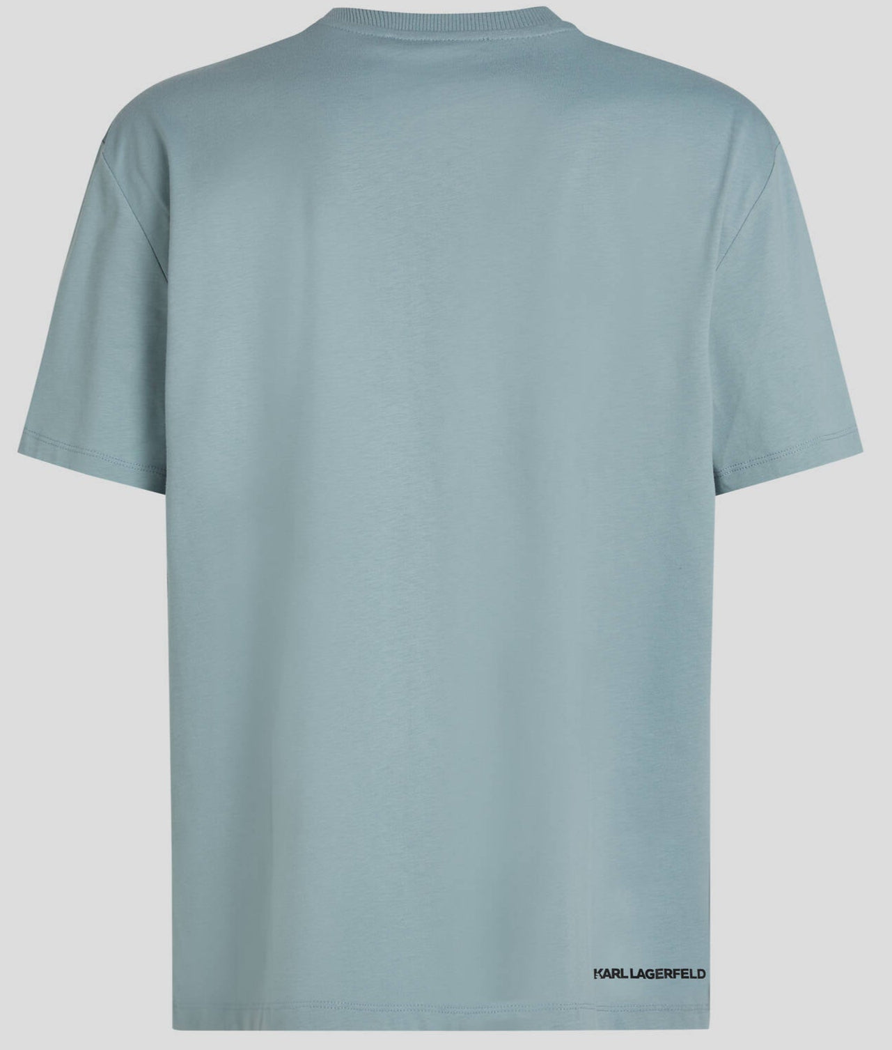 K.a.R-L. L.A.G.E.R.F.E.L.D. Circle Logo T-Shirt Slate Light Blue