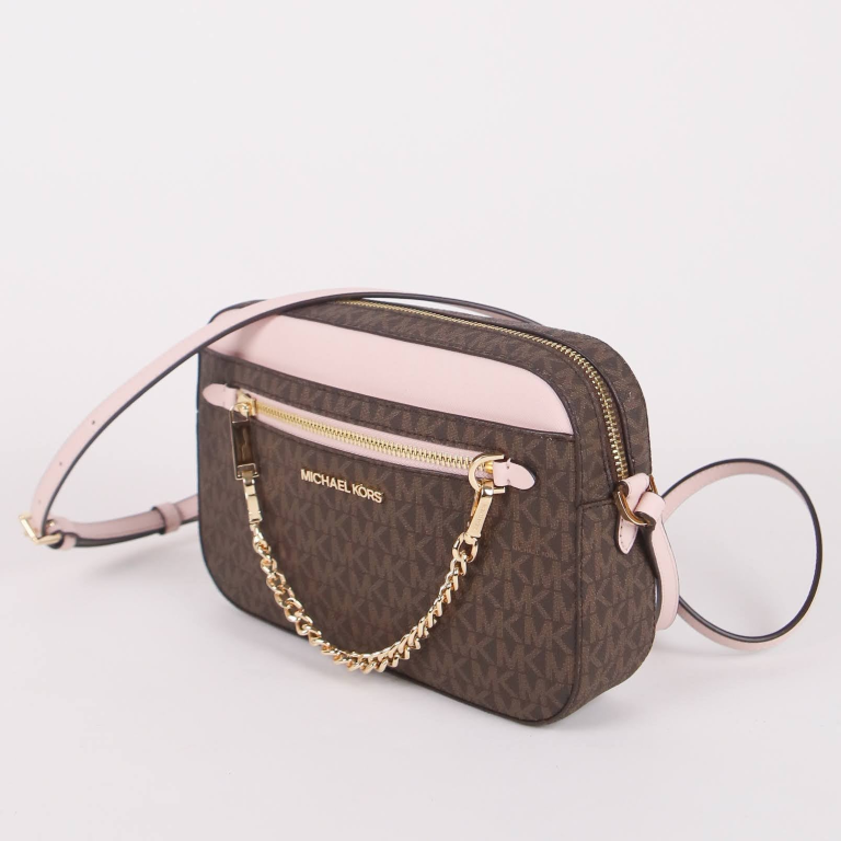 M.I.C.H.A.E.L K.O.R.S. Jet Set Saffiano Leather Crossbody Bag