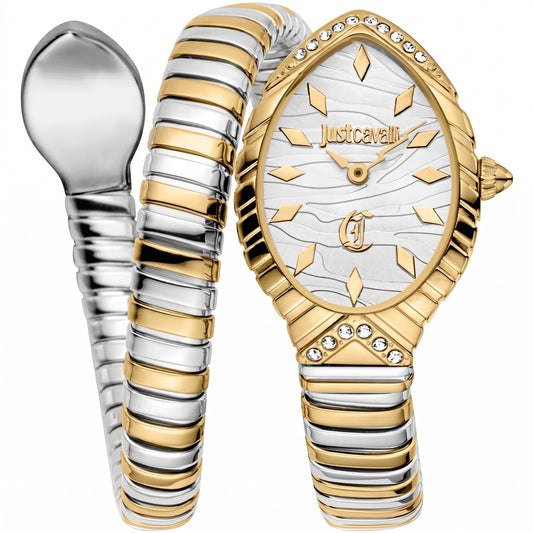 J.U.S.T C.A.V.A.L.L.I Unica Snake Women's Watch