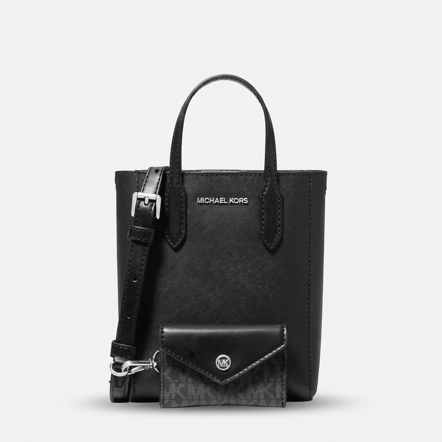 M.I.C.H.A.E.L K.O.R.S Vincent Extra-Small Saffiano Leather Crossbody Bag With Card Case