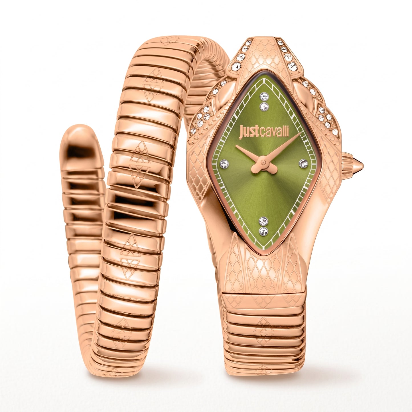 J.U.S.T C.A.V.A.L.L.I FEROCIOUS SNAKE Women's Watch