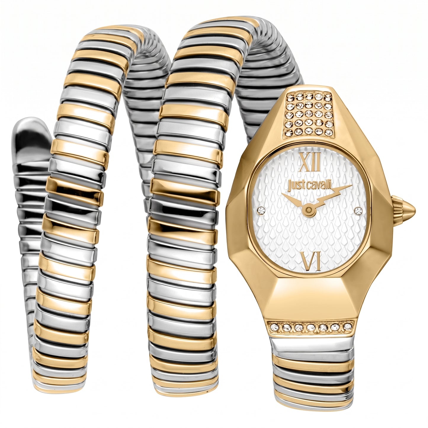 J.U.S.T C.A.V.A.L.L.I Lunara Silver Yellow Gold Silver