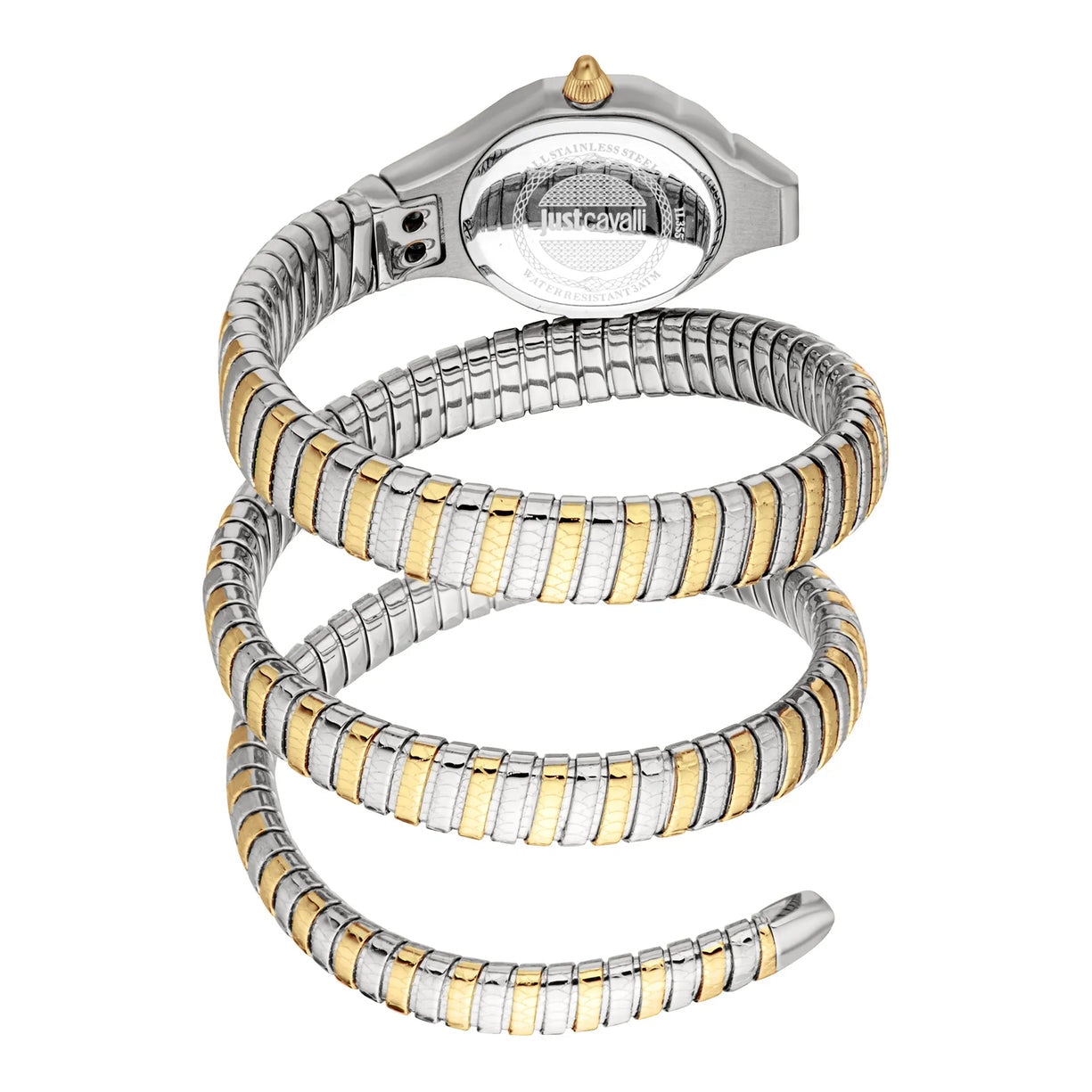 J.U.S.T C.A.V.A.L.L.I Vita Two Tones YG Silver Watch
