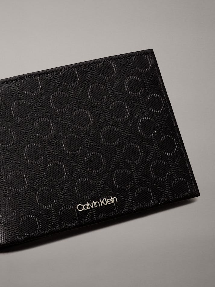 C.A.L.V.I.N K.L.E.I.N Logo Leather Billfold Wallet