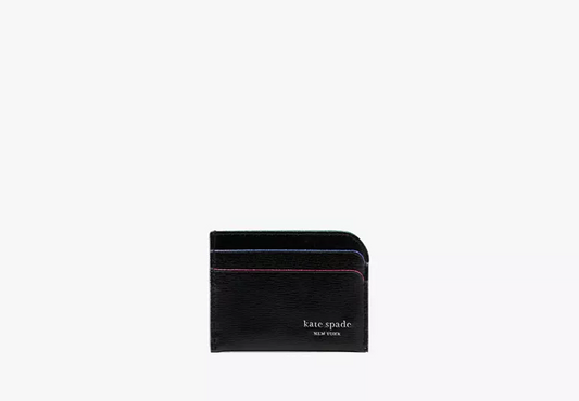 K.A.T.E S.P.A.D.E Devin Glitter Edge Cardholder